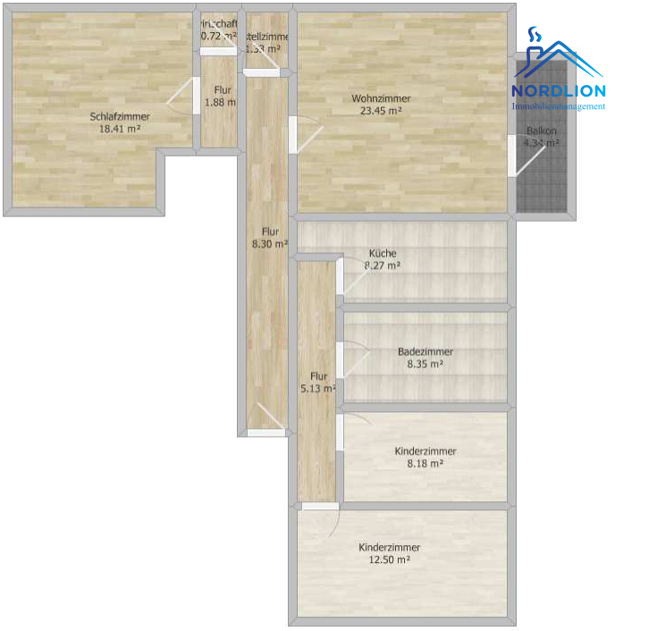 100,9 m² 4-Zimmer-Wohnung in 17159 Dargun - Bild# 14