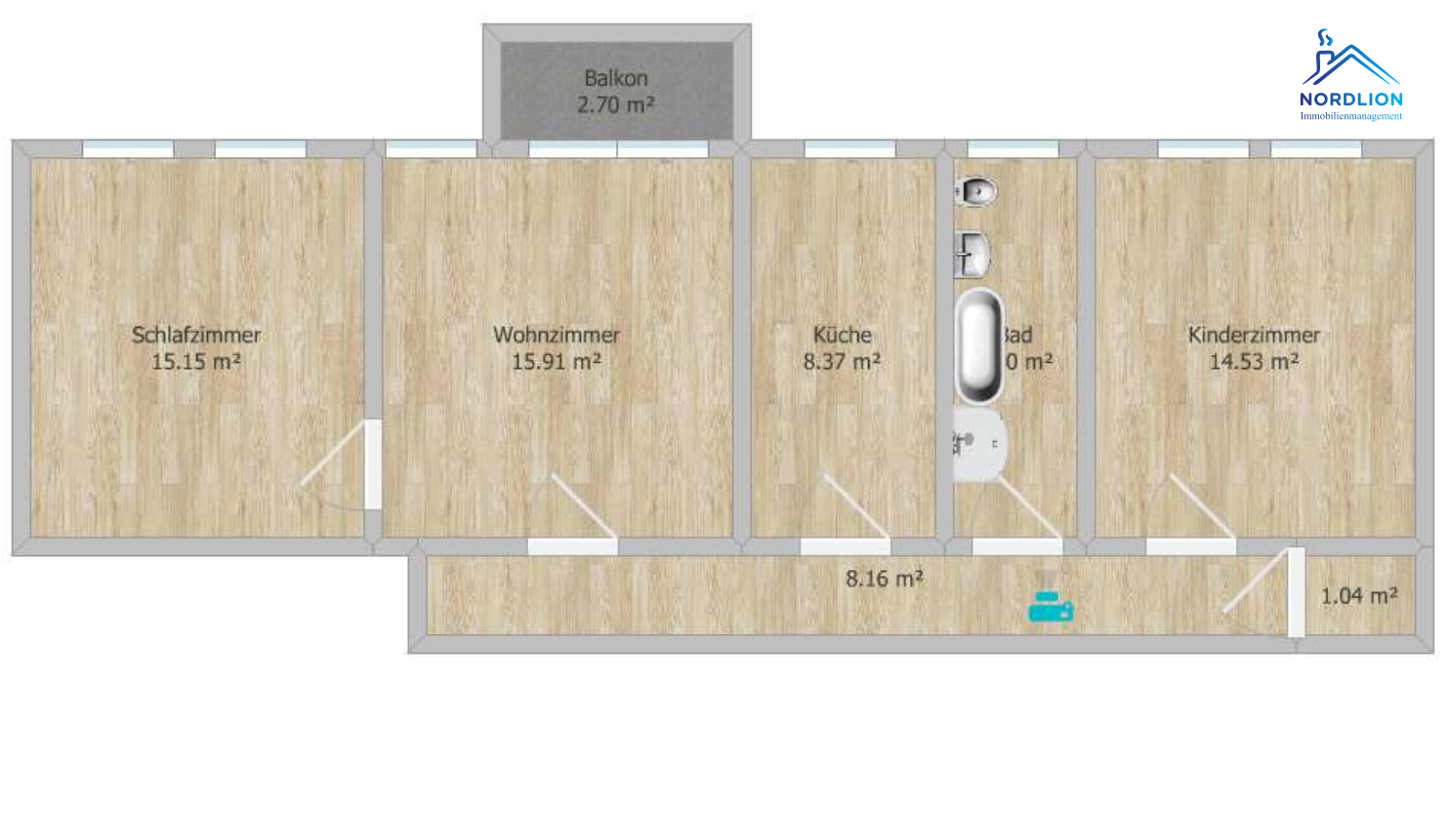 82,65 m² 3-Zimmer-Wohnung im OG in 17159 Dargun - Bild# 10